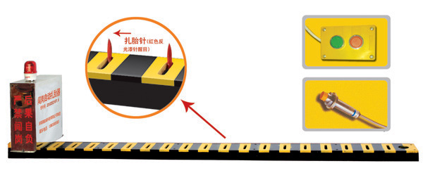 宁波鄞州区V3嵌入式闯岗自动扎胎器/阻车器